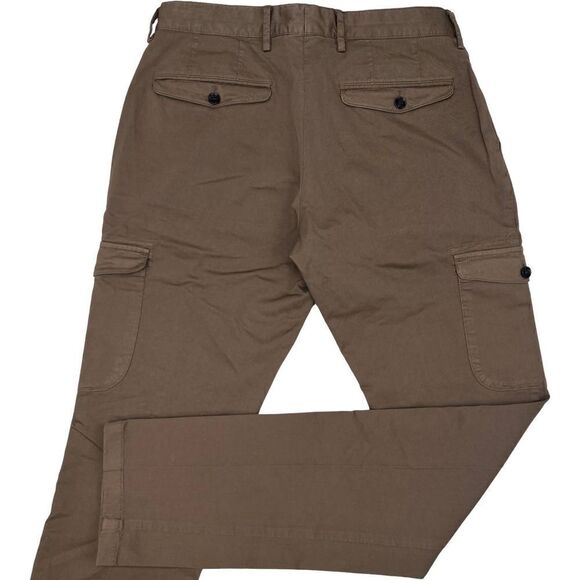 New Dylan Gray Men US 31 Brown Jeans Classic Fit Cargo Pants Cotton Regular - Picture 4 of 11